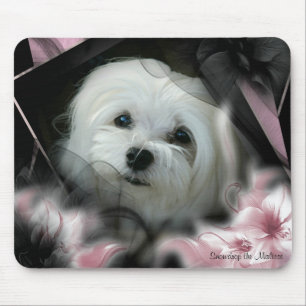 Snowdrop the Maltese Mousepad Muismat