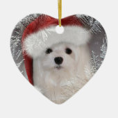 Snowdrop the Maltese Ornament (Voorkant)