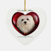 Snowdrop the Maltese Ornament (Achterkant)