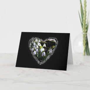 Snowdrop Valentijn Love Romance Kaart