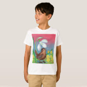 Snowdrop & wren bird summier de lente jongens' t-shirt (Voorkant volledig)
