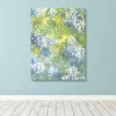 Snowdrops 2014 canvas afdruk (Insitu (Houten vloer))
