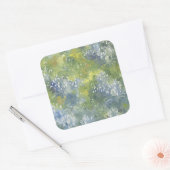 Snowdrops 2014 vierkante sticker (Envelop)