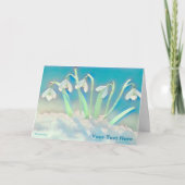 Snowdrops Blue Kaart (Voorkant)