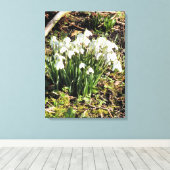 SNOWDROPS CANVAS AFDRUK (Insitu (Houten vloer))