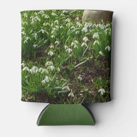 Snowdrops II (Galanthus) Spring Floral Blikjeskoeler (Voorkant)