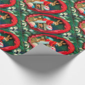 SNOWDROPS MET SNELLERE EIEREN VOOR RABBIT CADEAUPAPIER (Hoek)