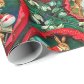 SNOWDROPS MET SNELLERE EIEREN VOOR RABBIT CADEAUPAPIER (Rol Hoek)