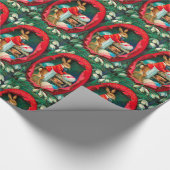 SNOWDROPS MET SNELLERE EIEREN VOOR RABBIT CADEAUPAPIER (Hoek)