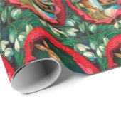 SNOWDROPS MET SNELLERE EIEREN VOOR RABBIT CADEAUPAPIER (Rol Hoek)