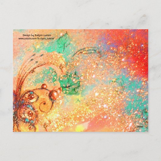 SNOWDROPS MET SNELLERE EIEREN VOOR RABBIT FEESTDAGENKAART (Achterkant)