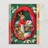 SNOWDROPS MET SNELLERE EIEREN VOOR RABBIT FEESTDAGENKAART (Voorkant)