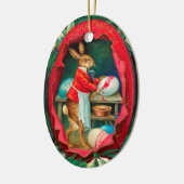 SNOWDROPS MET SNELLERE EIEREN VOOR RABBIT KERAMISCH ORNAMENT (Links)