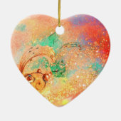 SNOWDROPS MET SNELLERE EIEREN VOOR RABBIT KERAMISCH ORNAMENT (Achterkant)