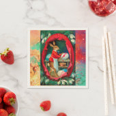 SNOWDROPS MET SNELLERE EIEREN VOOR RABBIT SERVETTEN (Insitu)