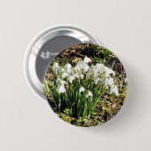SNOWDROPS RONDE BUTTON 5,7 CM (Voorkant /achterkant)