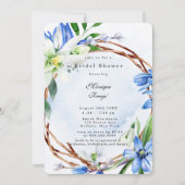 Snowdrops Scilla Spring Floral Vrijgezellenfeest Kaart (Voorkant)