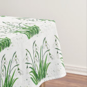 Snowdrops Spring floral waterverf white Pasen Tafelkleed (Voorbeeld)