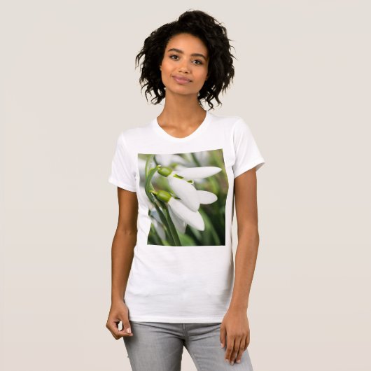 Snowdruppelbloemen T-shirt (Voorkant volledig)