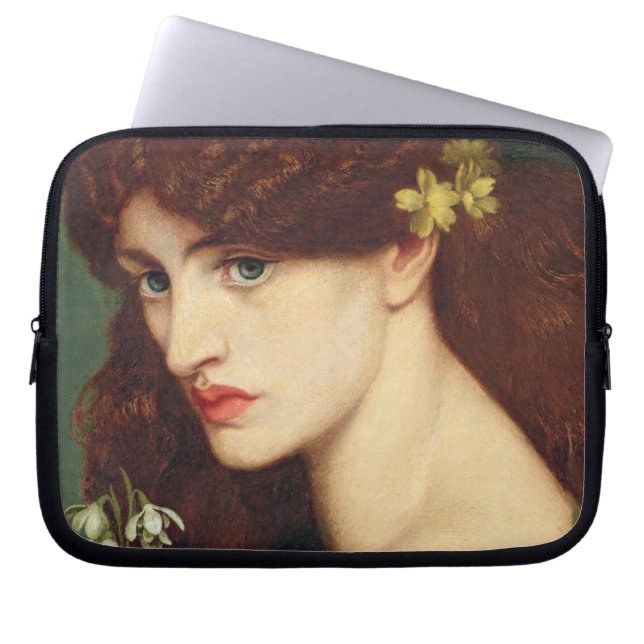 Snowdruppels, 1873 (olie op canvas) laptop sleeve (Voorkant)
