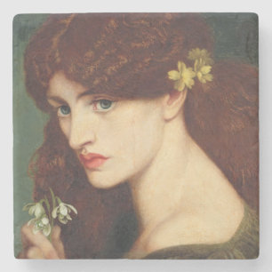 Snowdruppels, 1873 (olie op canvas) stenen onderzetter