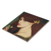 Snowdruppels, 1873 (olie op canvas) tegeltje (Zijkant)