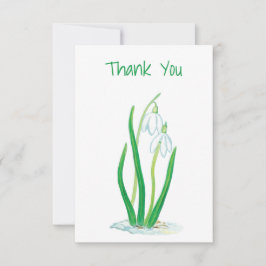 Snowdruppels Bedankkaart