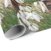 Snowdruppels Cadeaupapier (Rol Hoek)