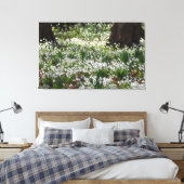 Snowdruppels Canvas Afdruk (Insitu (Slaapkamer))