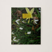 Snowdruppels en Daffodil Spring Floral Legpuzzel (Verticaal)