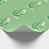 Snowdruppels (Galanthus nivalis) Cadeaupapier (Hoek)