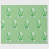 Snowdruppels (Galanthus nivalis) Cadeaupapier (Vlak)