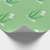 Snowdruppels (Galanthus nivalis) Cadeaupapier (Hoek)