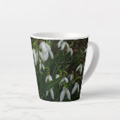 Snowdruppels I (Galanthus) White Spring Flowers Latte Mok (Rechterhoek)