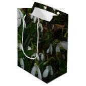 Snowdruppels I (Galanthus) White Spring Flowers Medium Cadeauzakje (Voorkant Gekanteld)