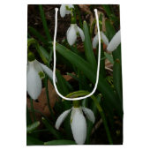 Snowdruppels I (Galanthus) White Spring Flowers Medium Cadeauzakje (Achterkant)
