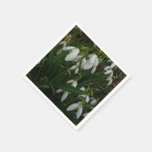 Snowdruppels I (Galanthus) White Spring Flowers Servet (Hoek)