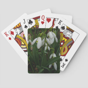 Snowdruppels I (Galanthus) White Spring Flowers Speelkaarten