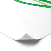 Snowdruppels in sneeuw poster (Hoek)