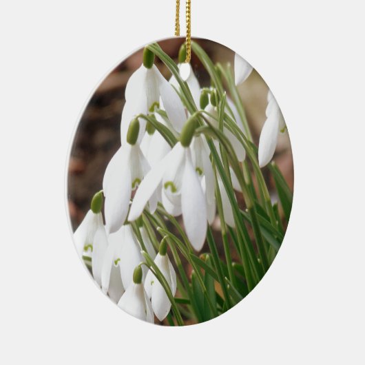 Snowdruppels Keramisch Ornament (Rechts)