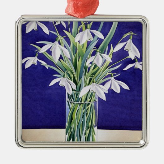 Snowdruppels Metalen Ornament (Voorkant)