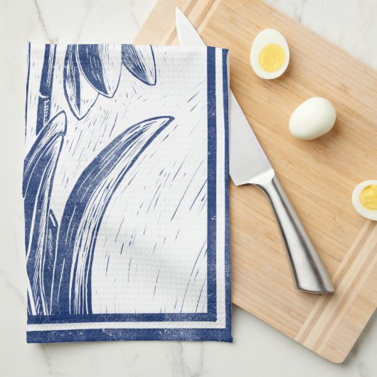 Snowdruppels Theedoek (Quarter Fold)