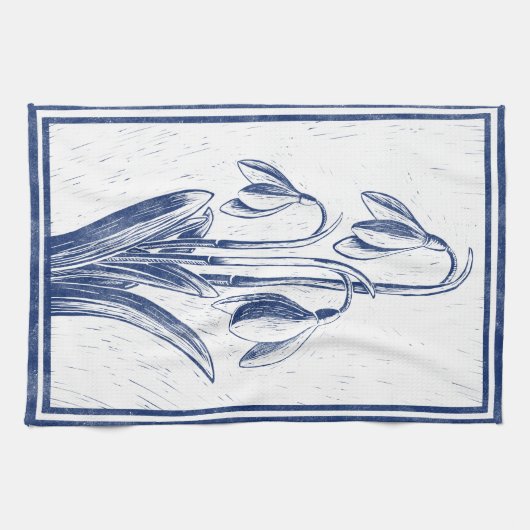 Snowdruppels Theedoek (Horizontaal)