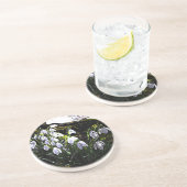 Snowdruppels Zandsteen Onderzetter (Zijkant)