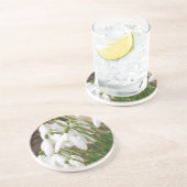 Snowdruppels Zandsteen Onderzetter (Zijkant)