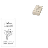 Snowdrups - adres van de Veerbloemen Rubberstempel (Gestempeld)
