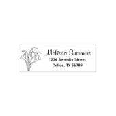 Snowdrups - adres van de Veerbloemen Zelfinktende Stempel (Design)