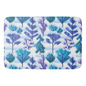 Snowed Trees Winter Pattern Badmat (Voorkant)