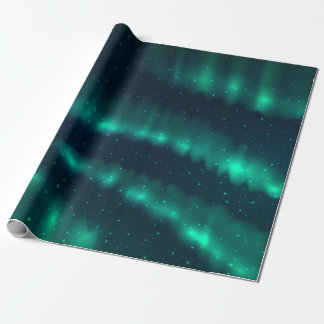 Snowfall Aurora Borealis - noordelijk licht Cadeaupapier