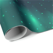 Snowfall Aurora Borealis - noordelijk licht Cadeaupapier (Rol Hoek)